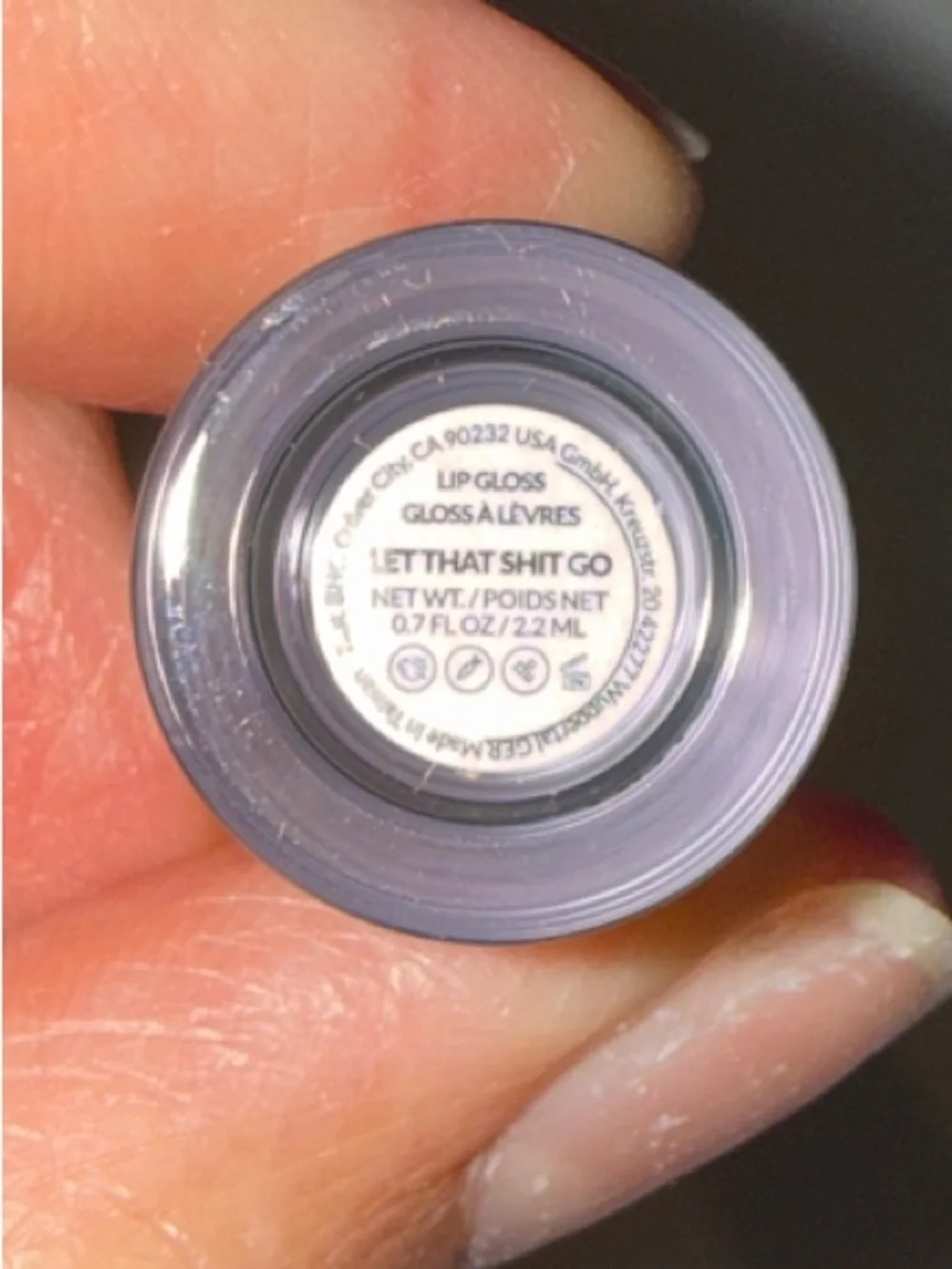 Makeup Revolution Silver Shimmer Lip Gloss Tube
